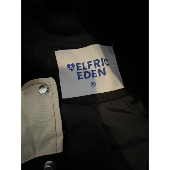 Aelfric Eden Blackair Patchwork Motorsports Varsity Jacket Men's Size M - Picture 3 of 8